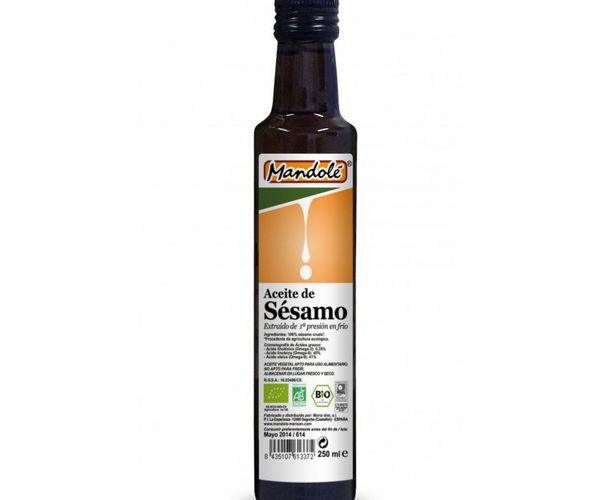 aceite de sesamo mandole 250ml aceite de sesamo mandole 250ml