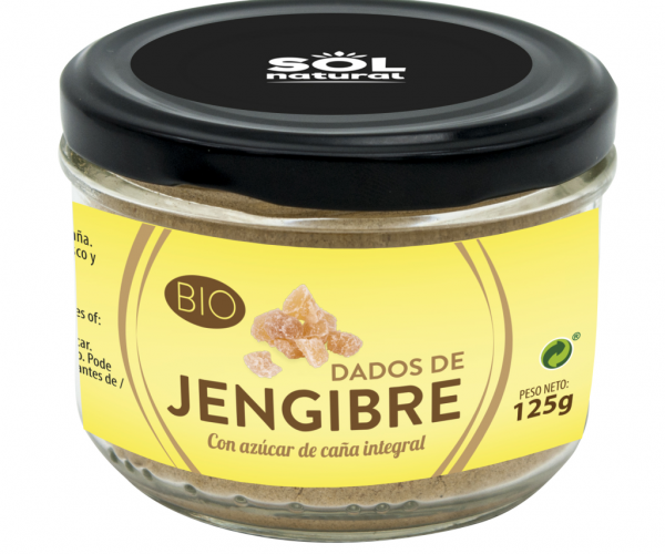 DADOS DE JENGIBRE 125G SOL NATURAL