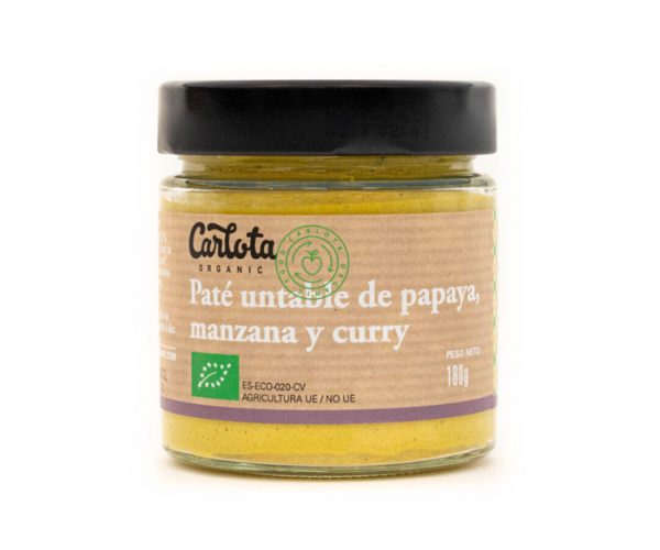 carlota-organic-pate-untable-de-papaya-manzana-y-curry-bio-180g-1-27641 carlota-organic-pate-untable-de-papaya-manzana-y-curry-bio-180g-1-27641