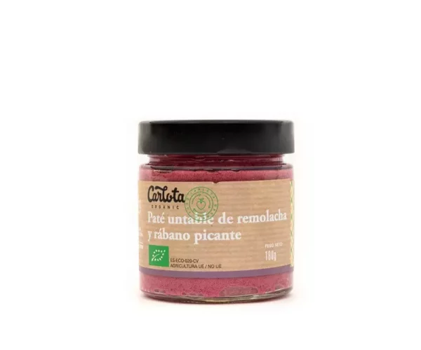pate-de-remolacha-y-rabano-picante-bio-180g-carlota-organic pate-de-remolacha-y-rabano-picante-bio-180g-carlota-organic