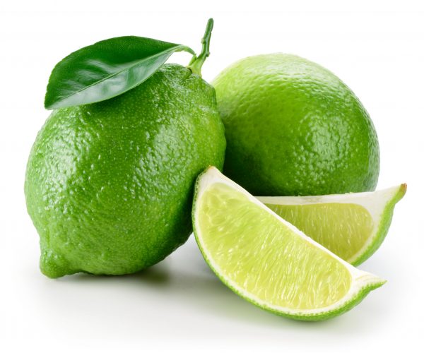 50417498 - lime. fruit with slices isolated on white