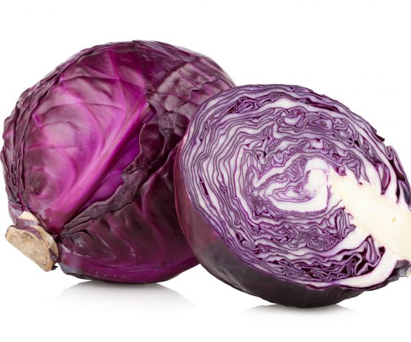 16464613 - red cabbage isolated on white